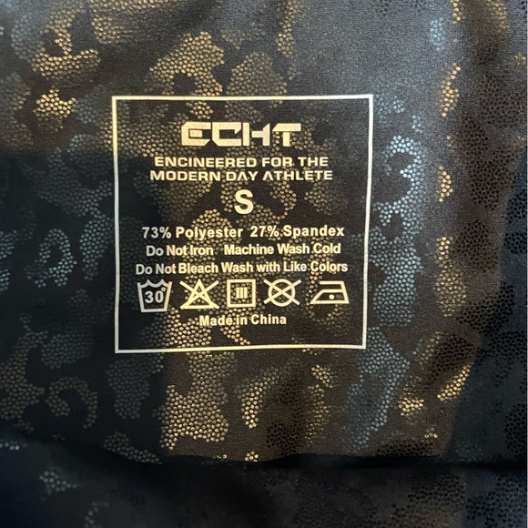 NWOT- ECHT LEOPARD LEGGINGS/ small - Picture 4 of 4